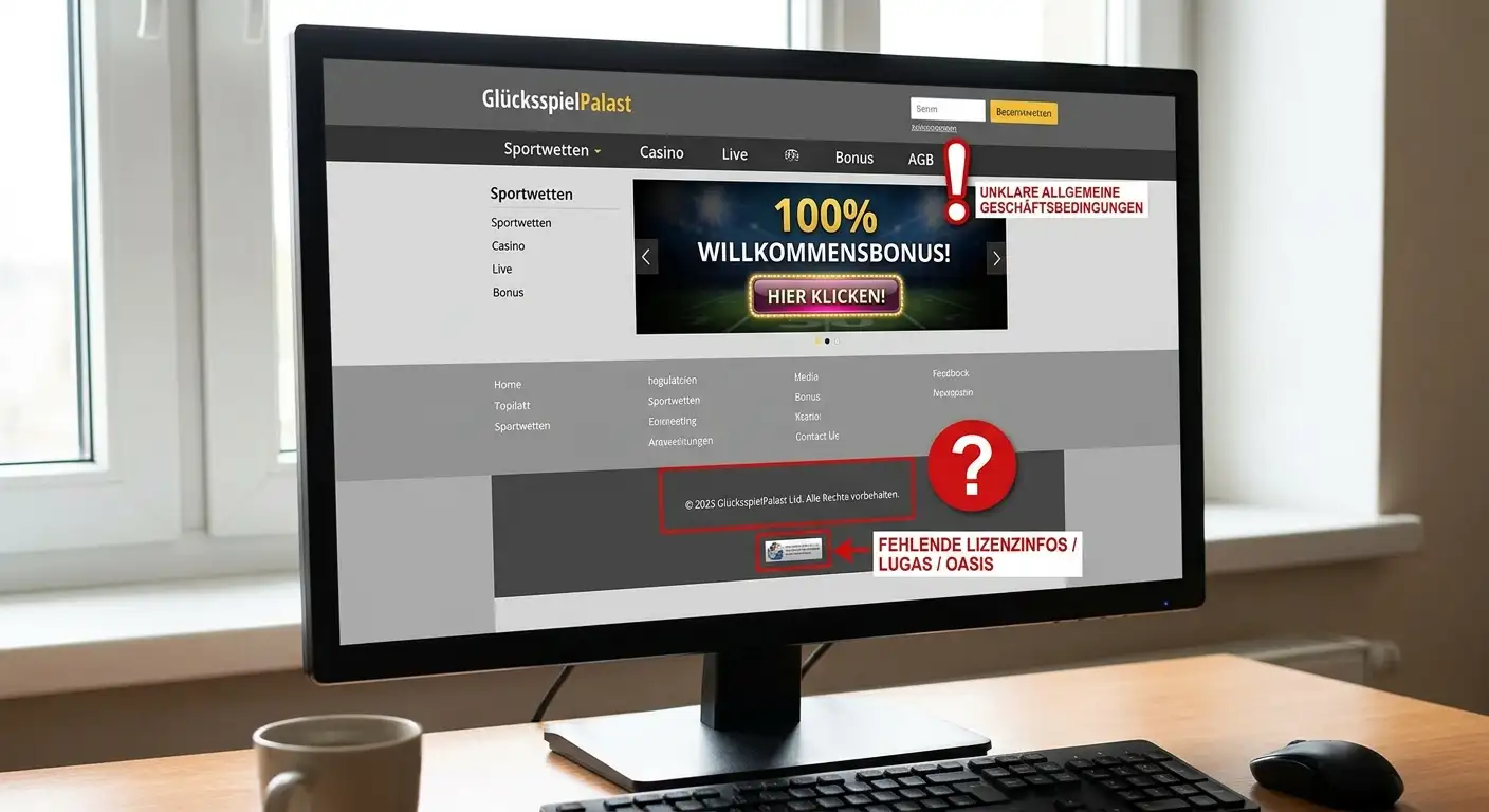 Warnsignale unlizenzierter Sportwetten-Anbieter Schwarzmarkt Handball Wetten erkennen