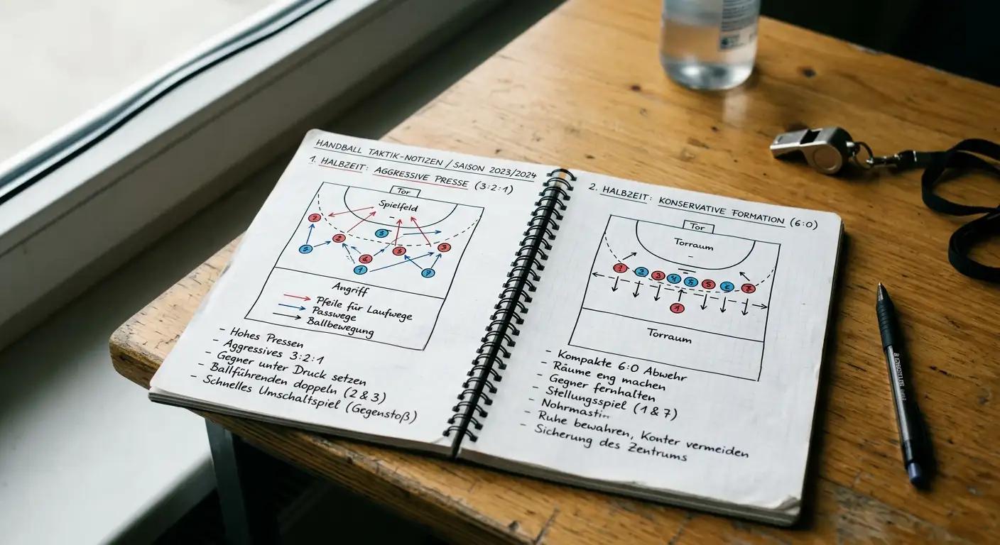 Taktische Analyse Favoriten erste Halbzeit Handball — Spielplan-Belastung und Rotation