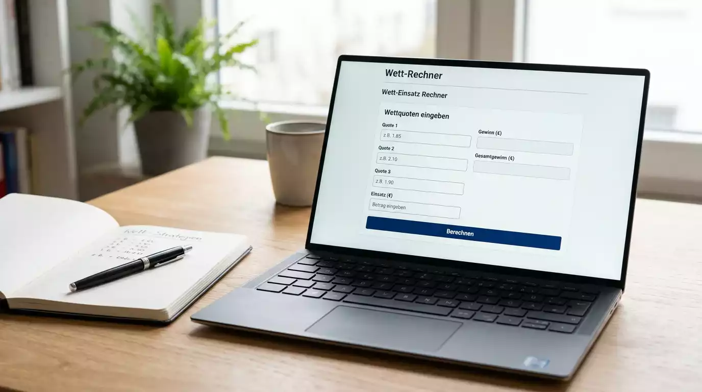 Online-Kombirechner für Handball-Kombiwetten mit Eingabefeldern für Quoten und Einsatz