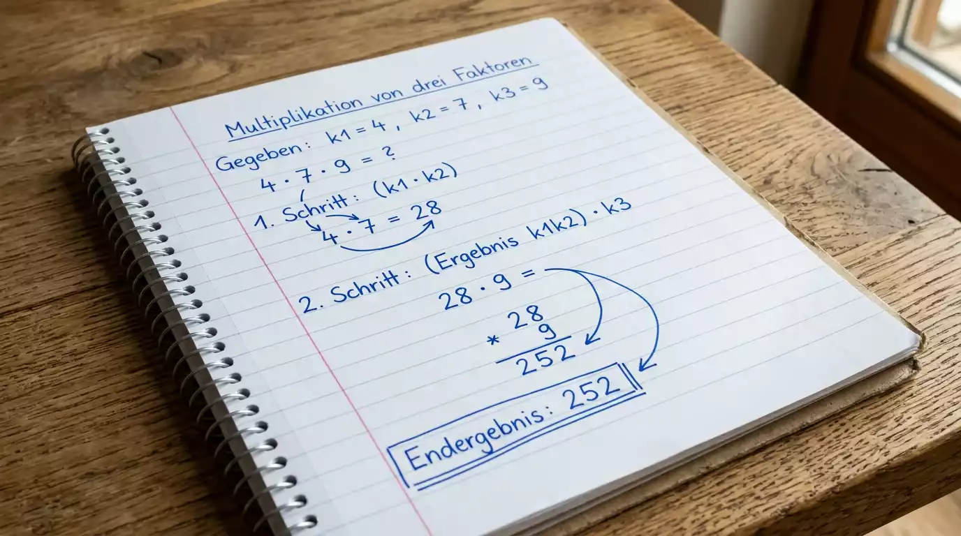 Schritt-für-Schritt-Rechnung der Quotenmultiplikation einer Handball-Dreier-Kombiwette