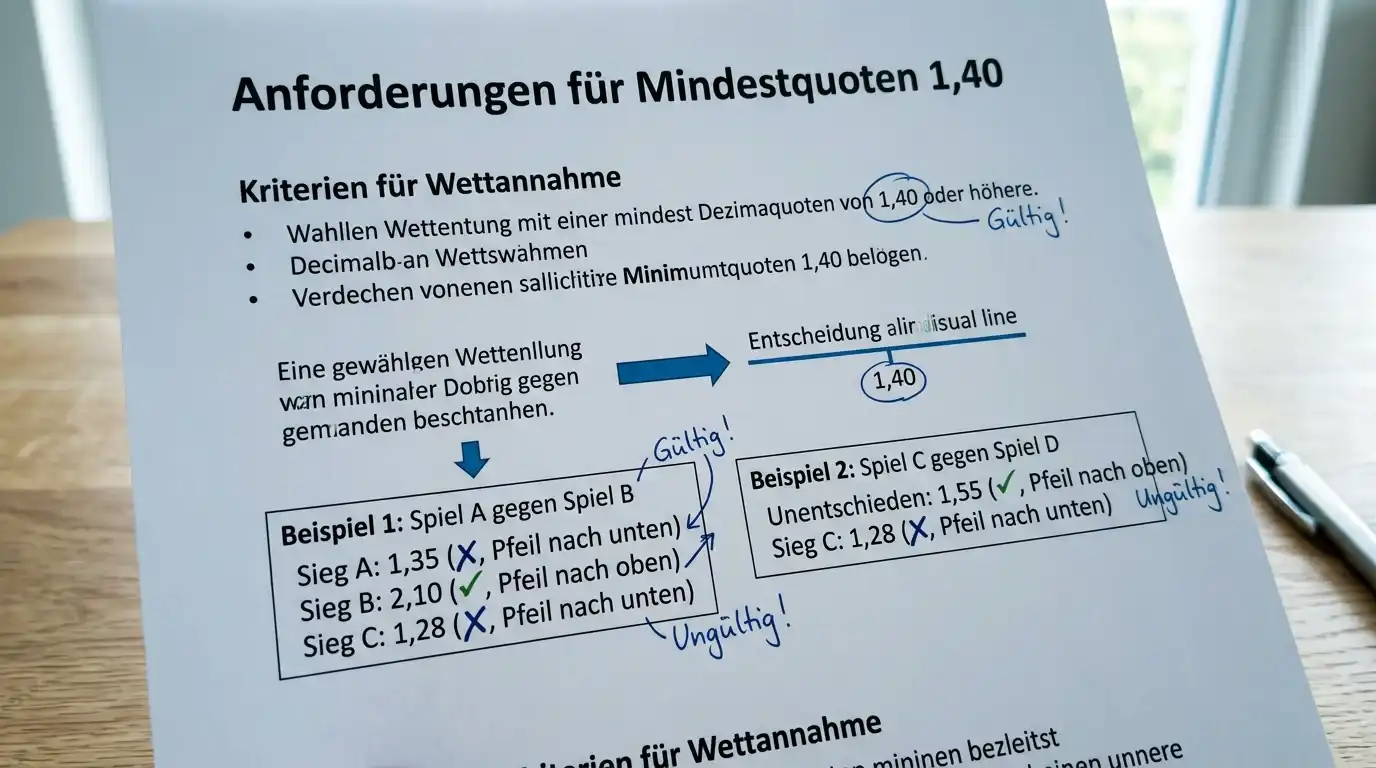 Mindestquoten-Anforderungen bei Handball-Kombiwetten-Bonusaktionen und ihre Auswirkung auf die Tippauswahl