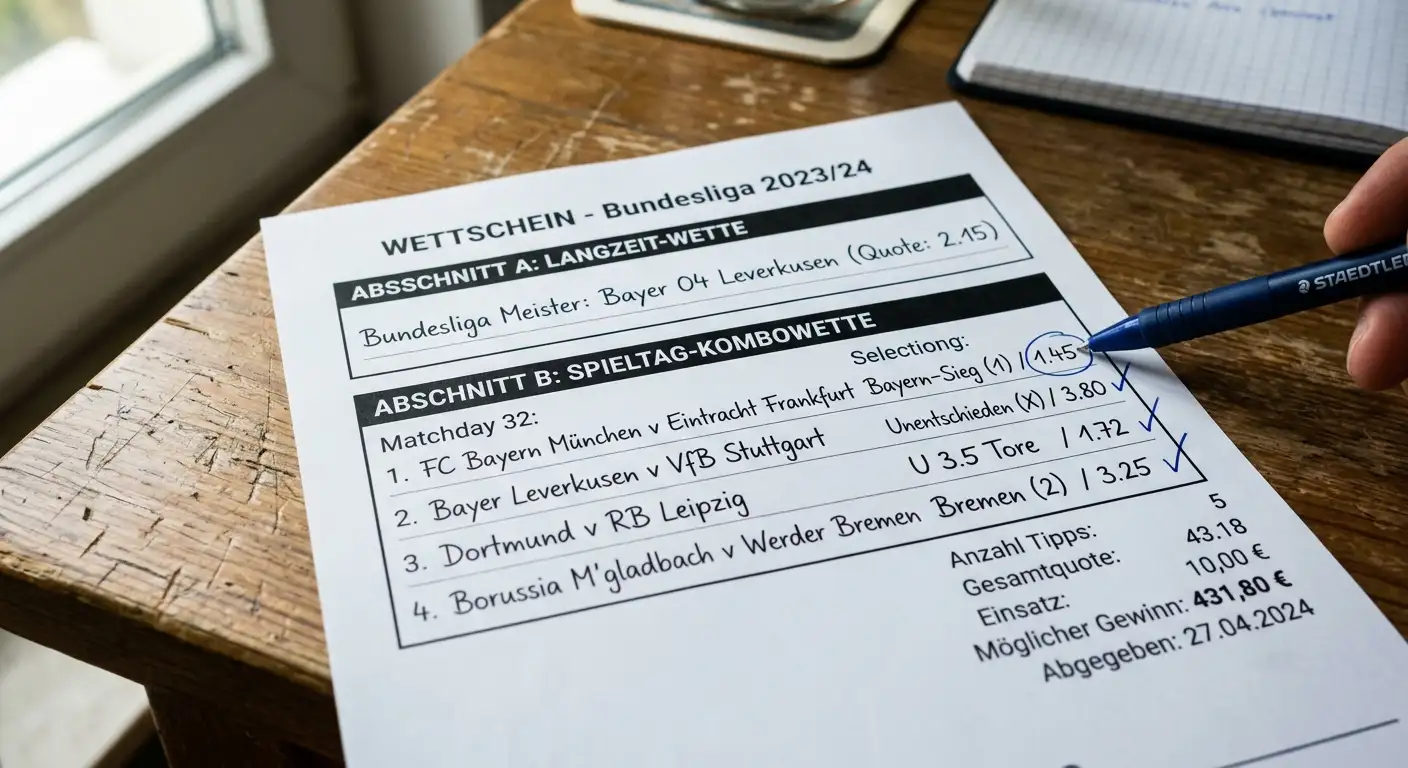 Kombiwette mit Langzeitwette Handball — technische Regeln für Outright-Kombination auf Wettschein