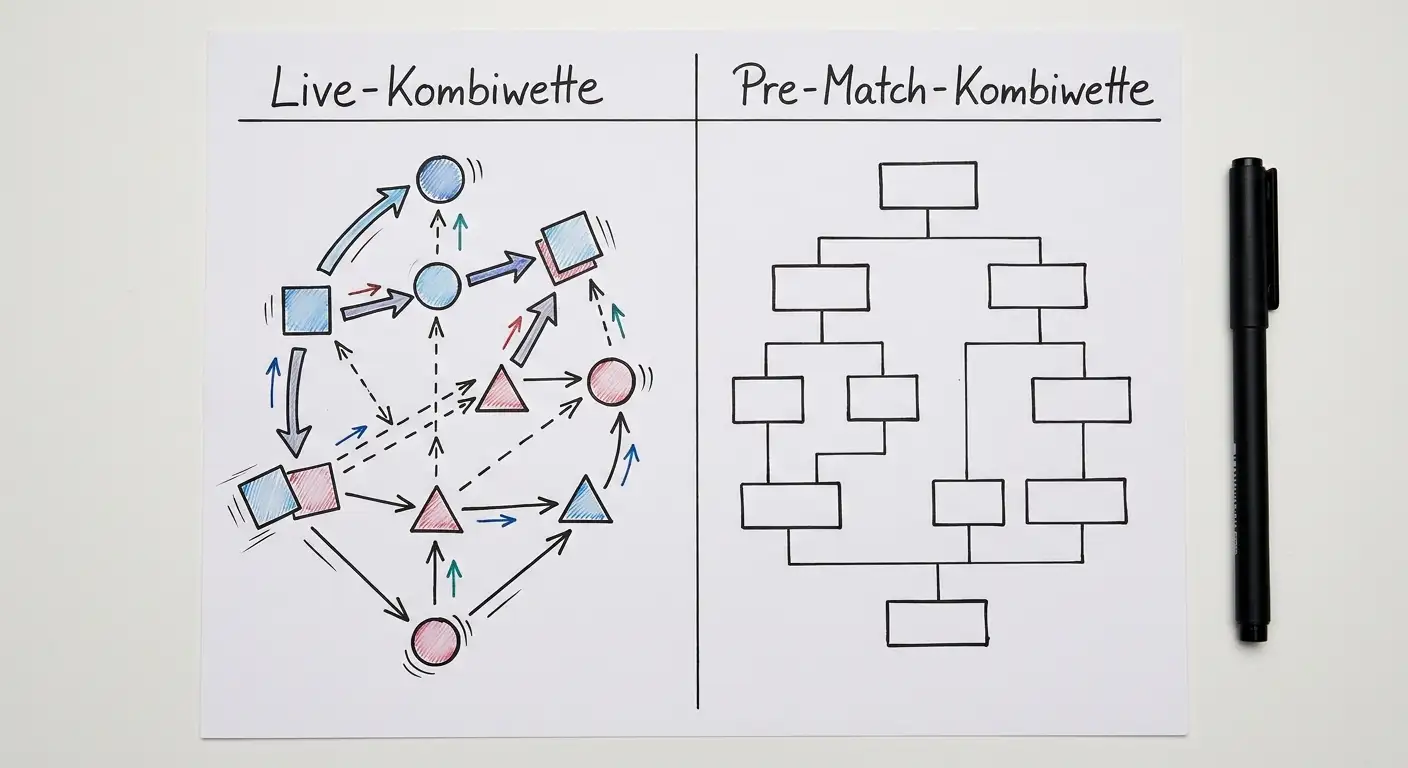 Vergleich Live-Kombiwette und Pre-Match-Kombiwette beim Handball: Quotenschlüssel, Dynamik und Informationsvorteil