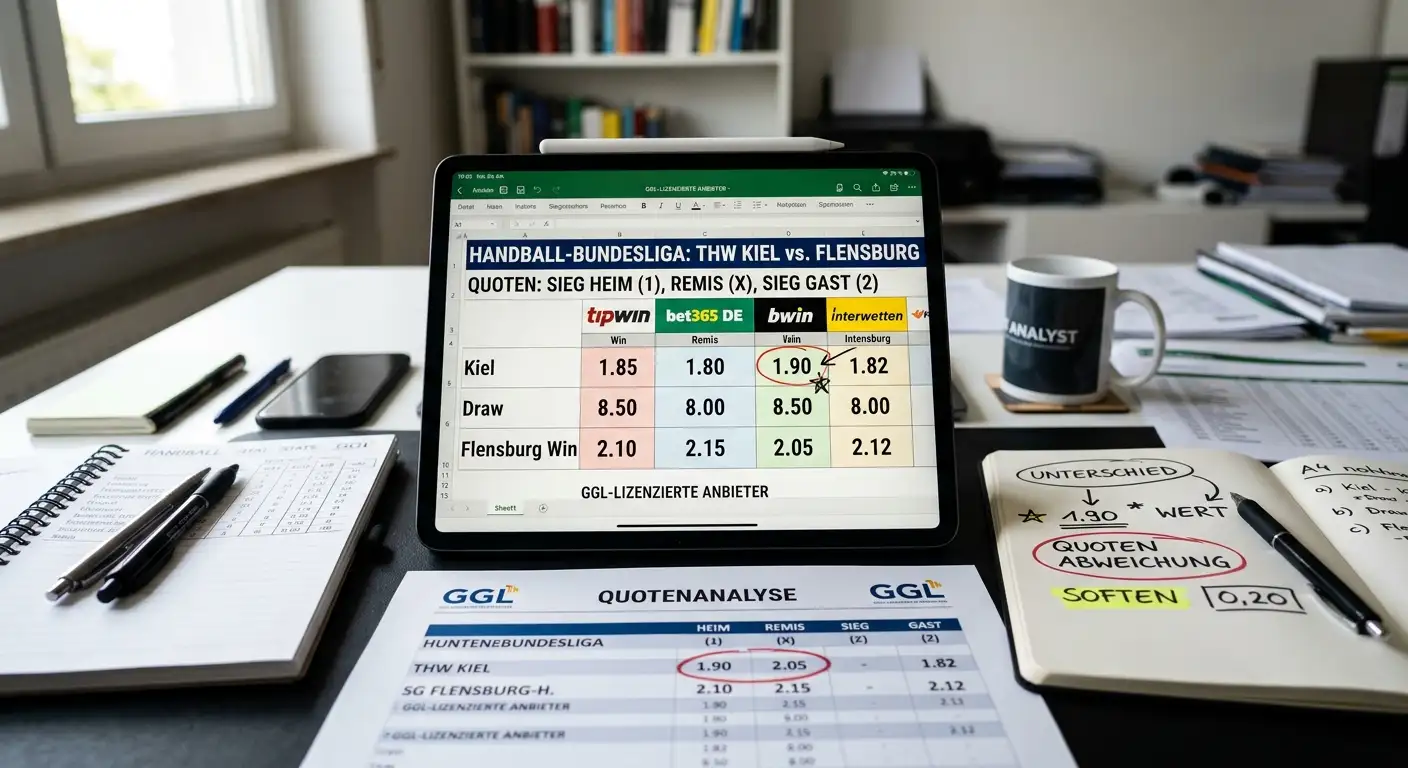 Handball Soft Lines erkennen Wetten: Spielplan-Belastung und unterschätzte Quoten im Kombiwetten-Prozess