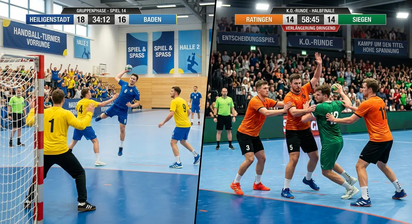 Vergleich der Kombiwetten-Strategien für WM-Gruppenphase und K.O.-Runde im Handball