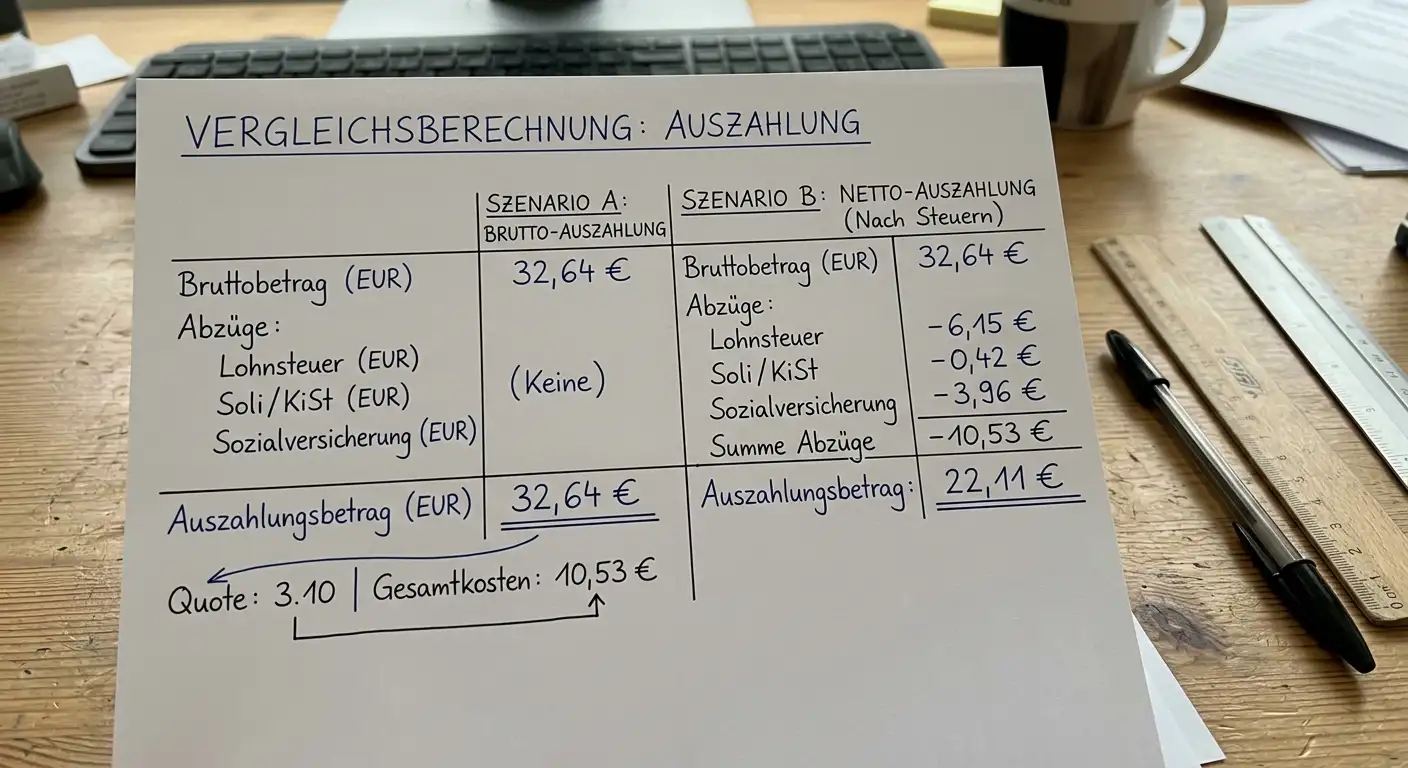 Brutto- vs. Nettoquote bei Handball-Kombiwetten — Unterschied durch 5,3 Prozent Wettsteuer in Zahlen