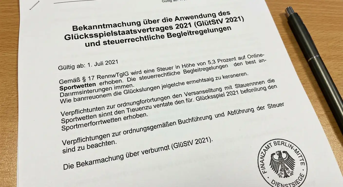 Entstehung der Wettsteuer unter GlüStV 2021 und ihre Bedeutung für Handball-Kombiwetten-Spieler